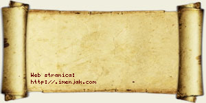 Una Živković vizit kartica